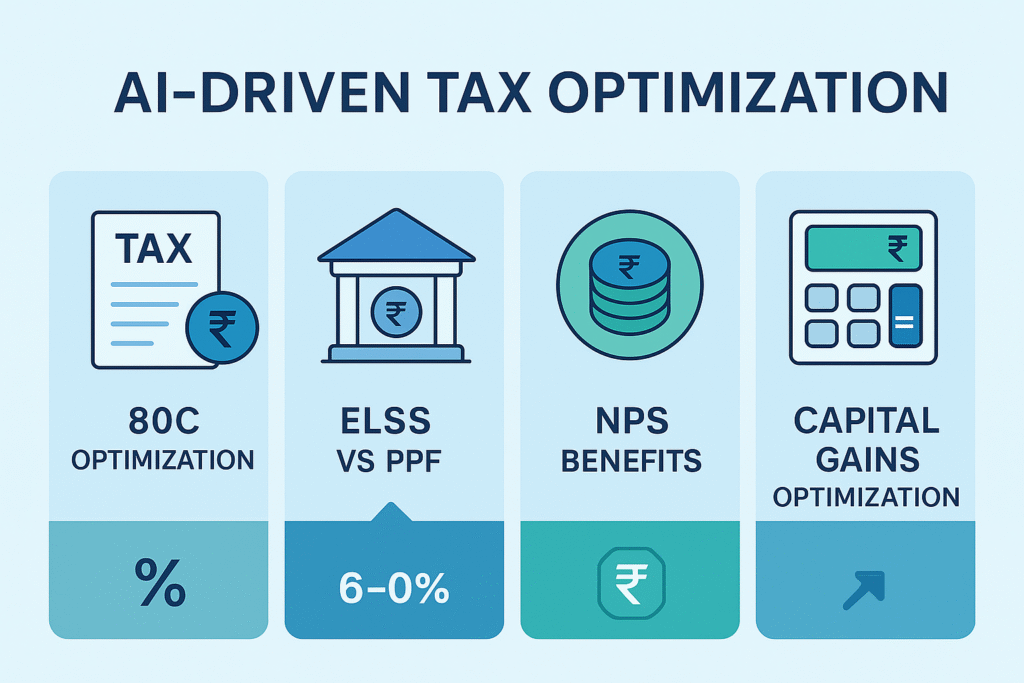 AI-driven tax planning: 80C, ELSS vs PPF, NPS, capital gain